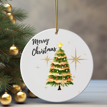 Merry Christmas Tree Ornament