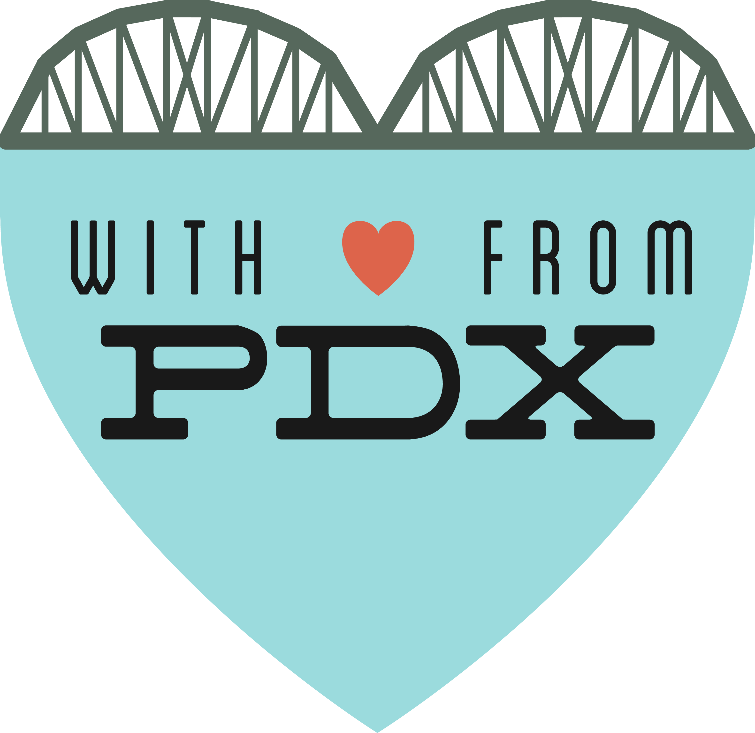 With Love, From PDX logo
