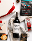 wine gift box with mark ryan wine and snacks